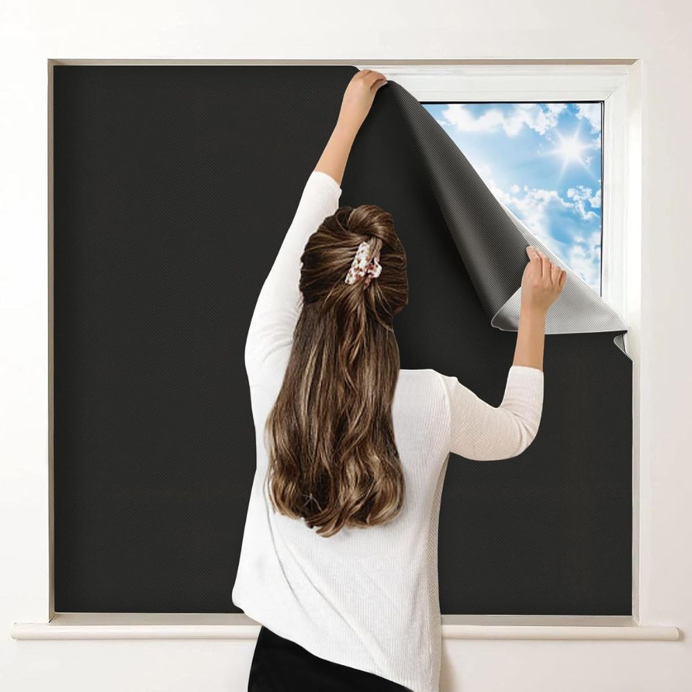 Adhesive Blackout Window Shade