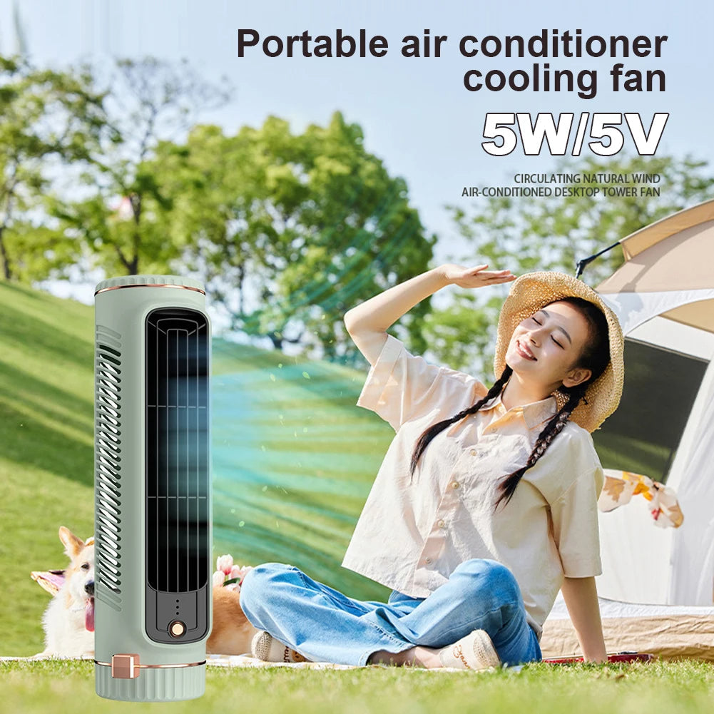 Bladeless Tower Fan Air Conditioner