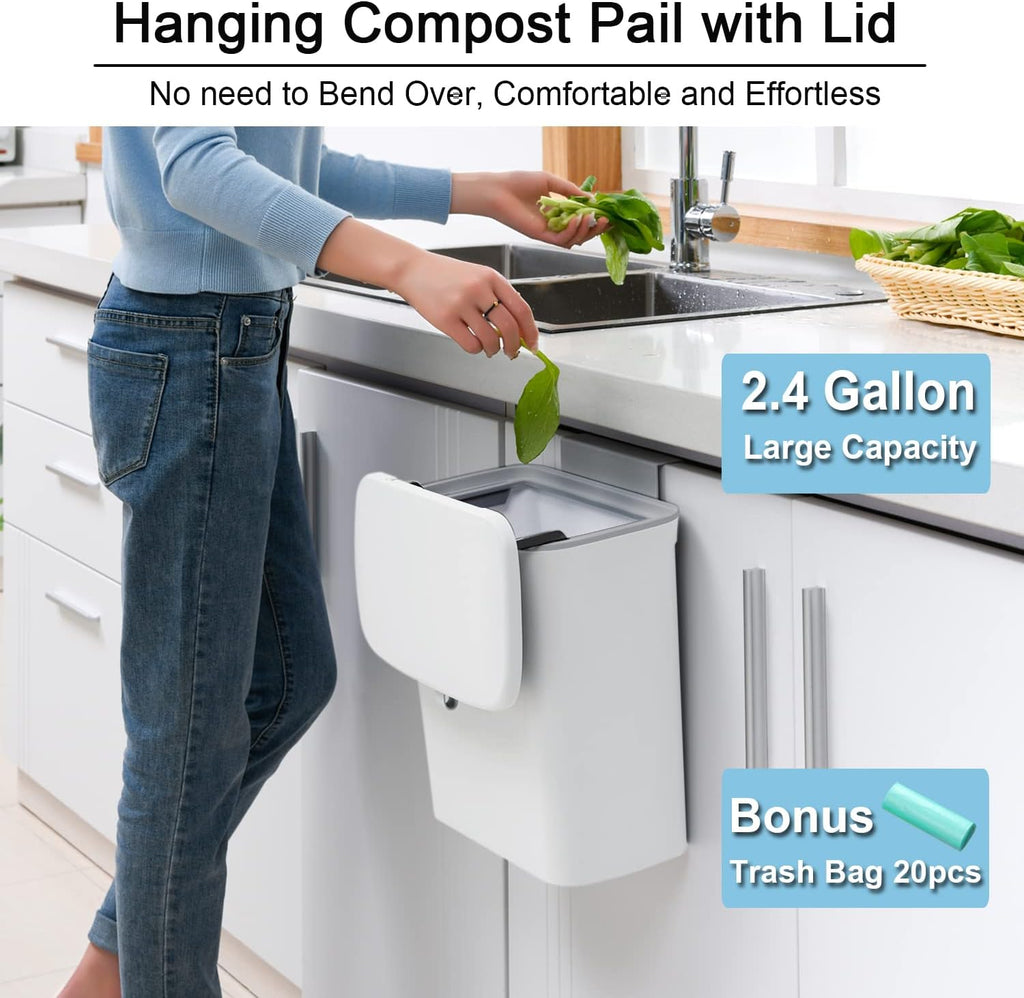 2.4 Gal Kitchen Compost Bin