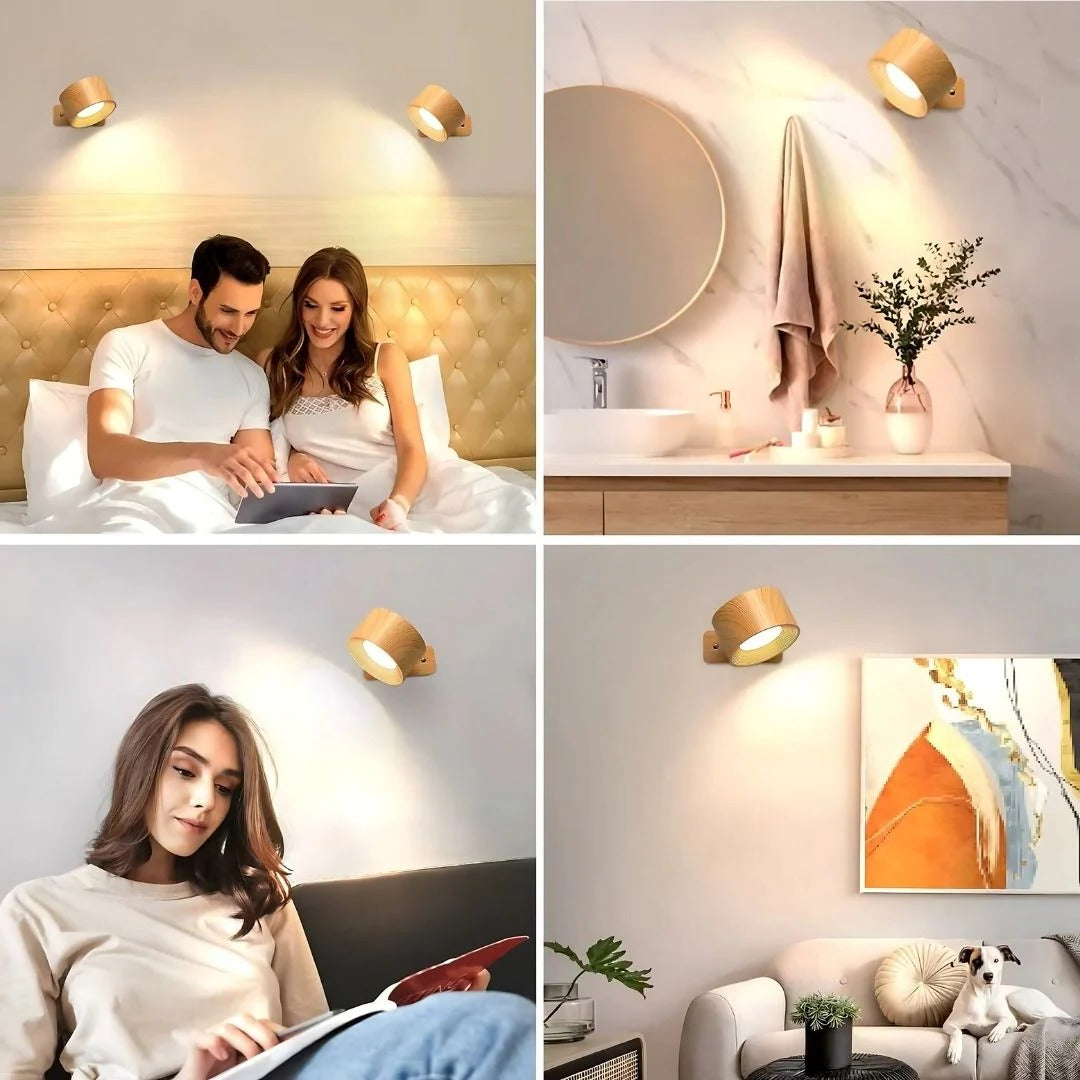 Rechargeable Wall Light 360° Rotation