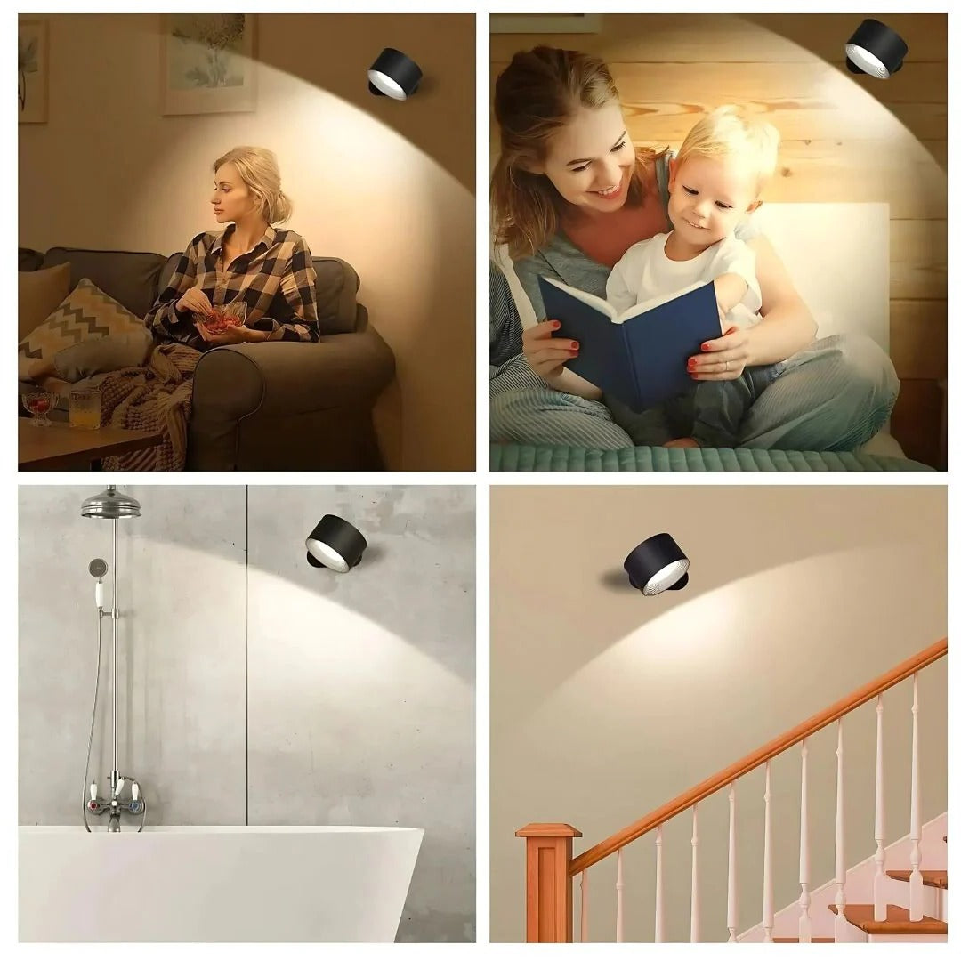 Rechargeable Wall Light 360° Rotation