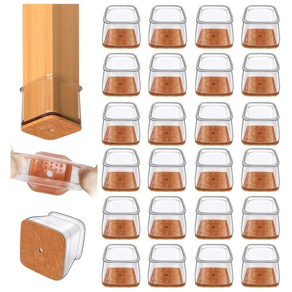 Square Chair Leg Floor Protectors