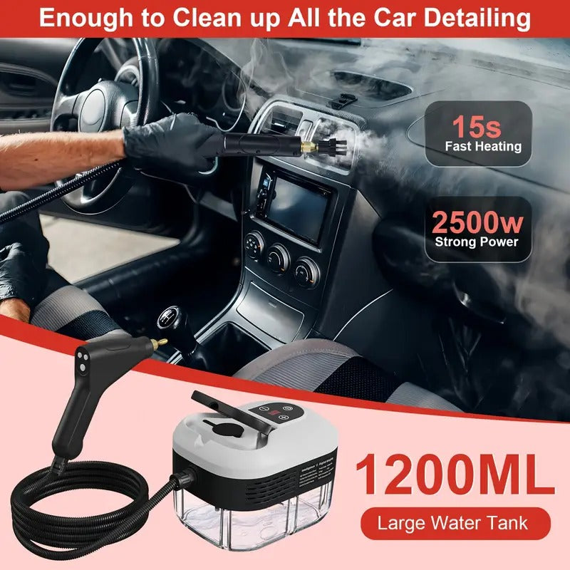 2500W Steam Cleaner with Gloves